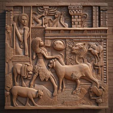 Patterns and decorations Asmara Eritrea 4 3d model